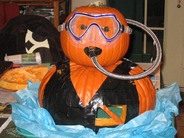 Diver Pumpkin Winner